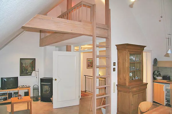 Wohnzimmer Küche Ferienwohnung Pronsfeld