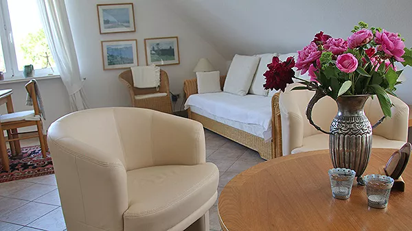 Wohnzimmer Ferienwohnung Pronsfeld